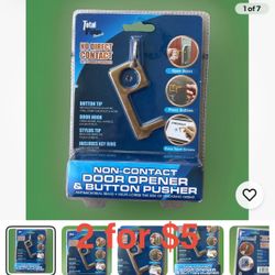 Total Vision No Direct Contact Door Opener & Button Pusher In Unopened Package