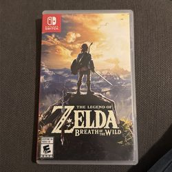 The Legend Of Zelda Breath Of the Wild Nintendo switch game