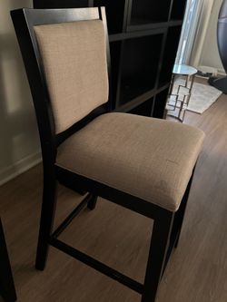 Barstool chairs with back & cushion
