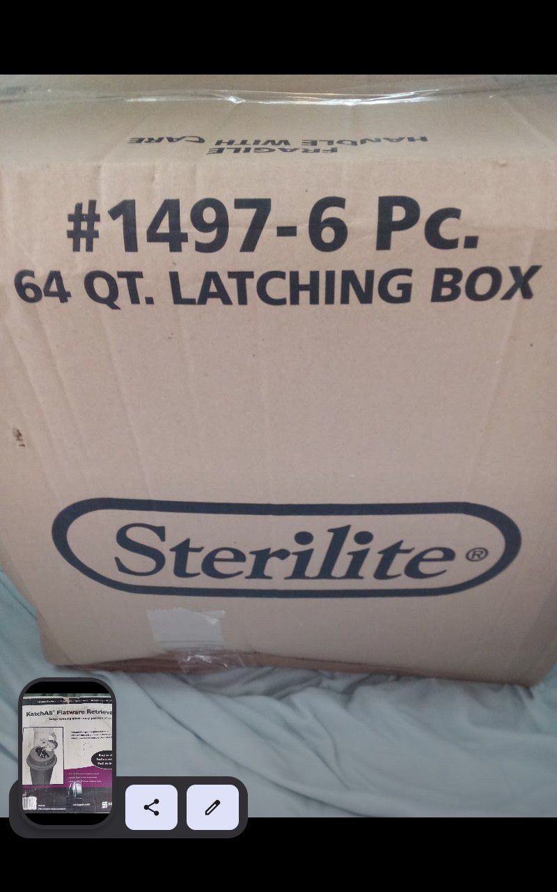 Sterilite Latching Box 64Qt.