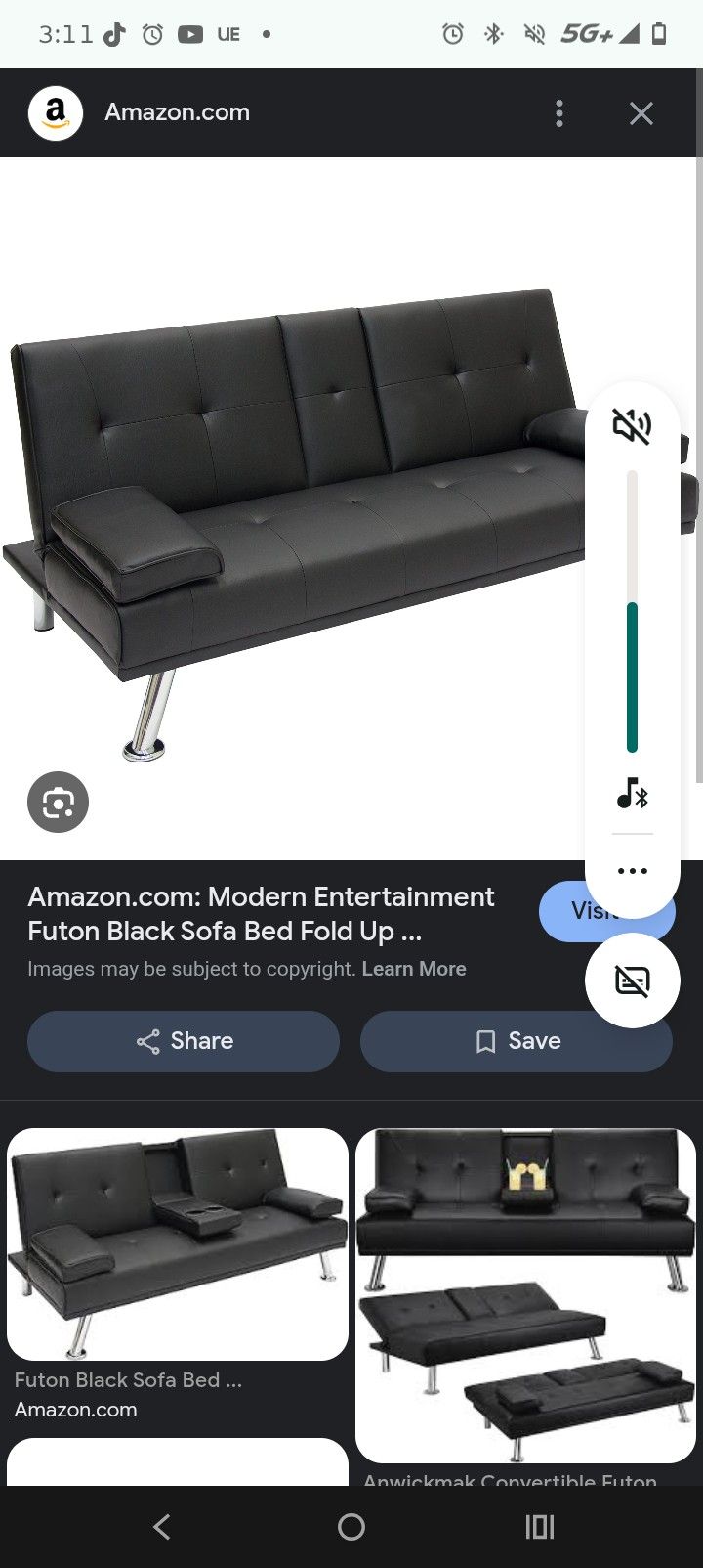 Black Sexy Futon 