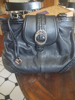 Brighton black leather purse