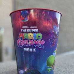 Super Mario Galaxy Movie Tin Popcorn Buckets 