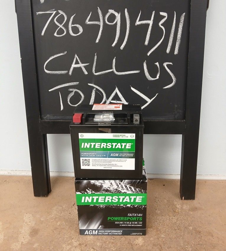 New Motorcycle Scooter Batteries