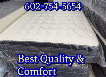 King Size plush  Pillow Top Set