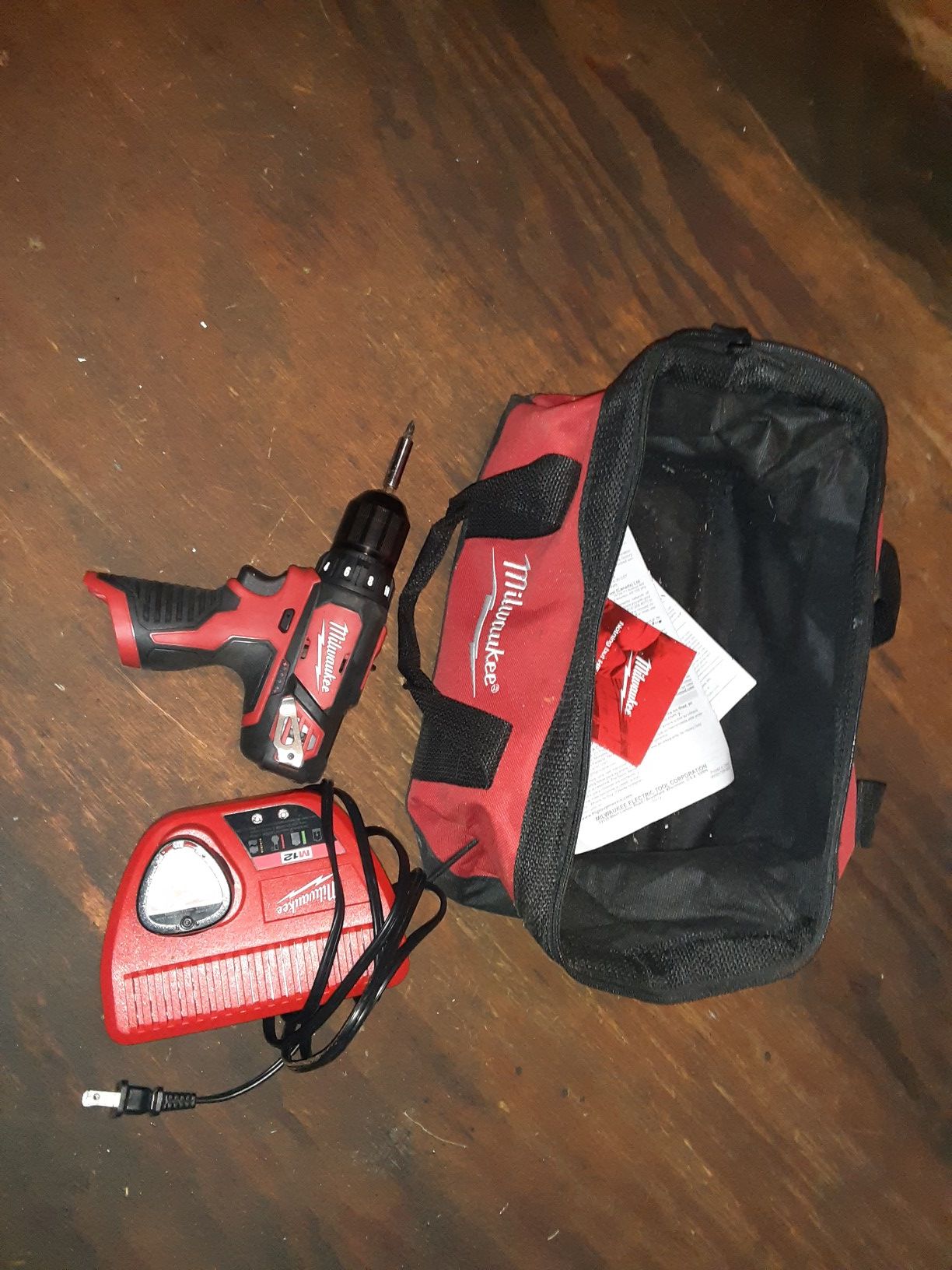 Brand new Milwaukee drill with battery and charger