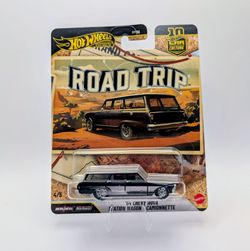 Hot Wheels Car Culture Road Trip '64 Chevy Nova Station Wagon 1:64 Real Riders