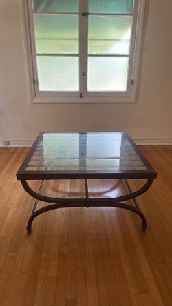 Coffee bronze table