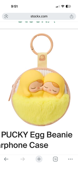 Pop Mart PUCKY Egg Beanie Series Earphone Case