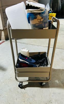 3 Tier Rolling Cart Organizer