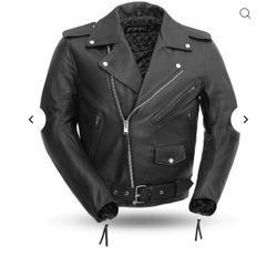 Leather jacket Biker 