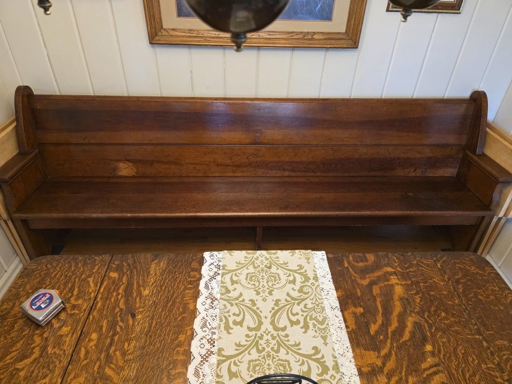 Antique Church Pew