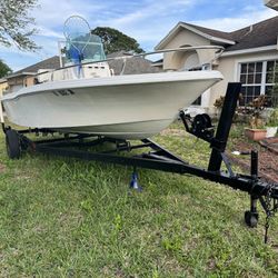Boat Ready To Turn Key And Trailer Like New