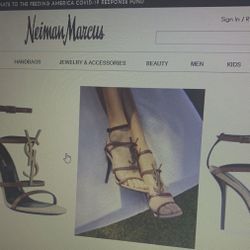 Saint Laurent Cassandra Suede Ysl Logo Sandals