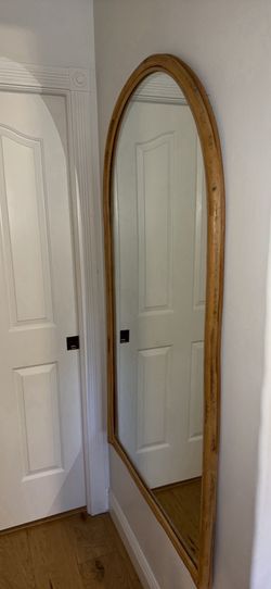 Large Rattan Mirror