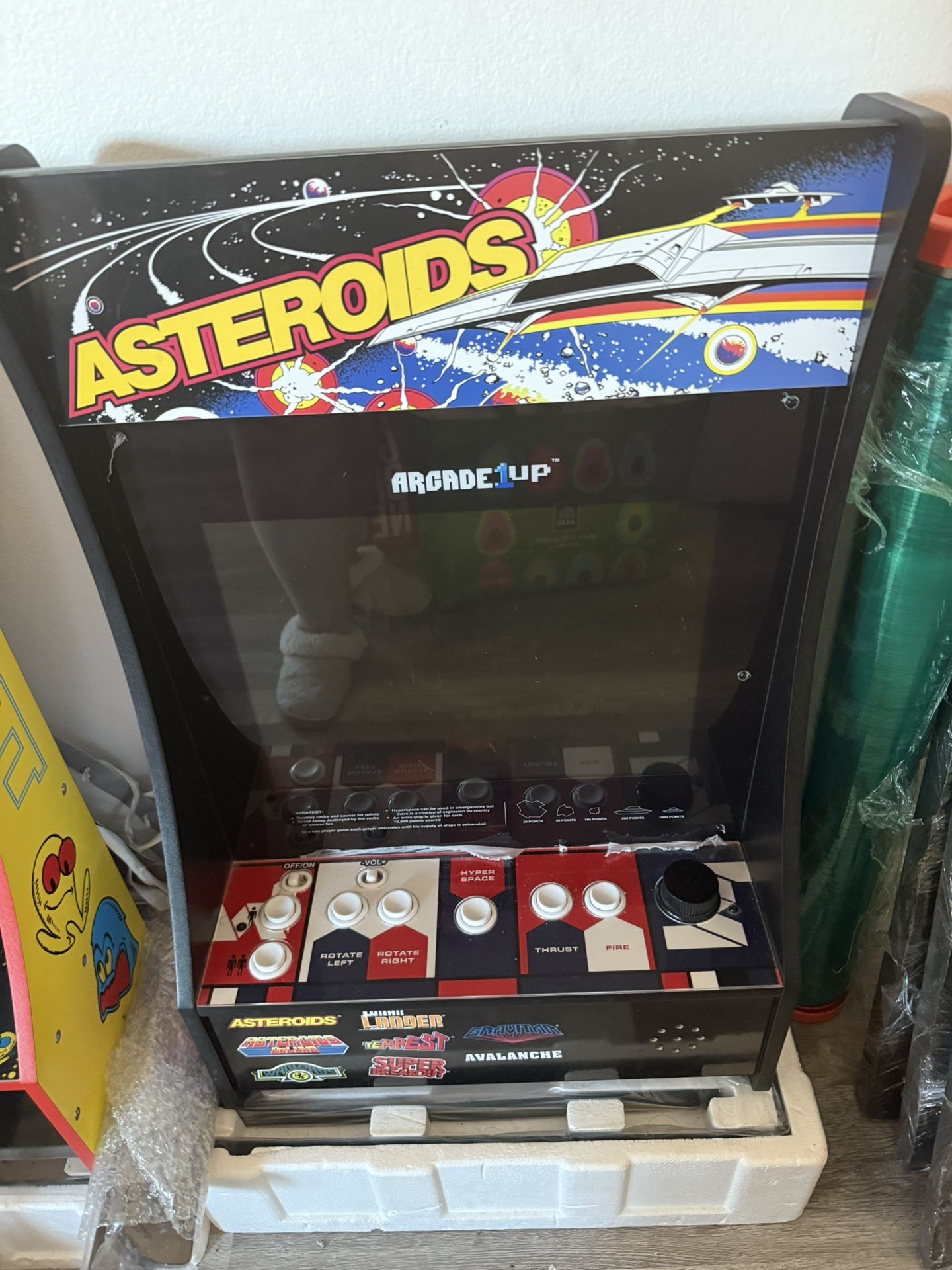 Retro Asteroid Game Table Top, Wall & Over Door