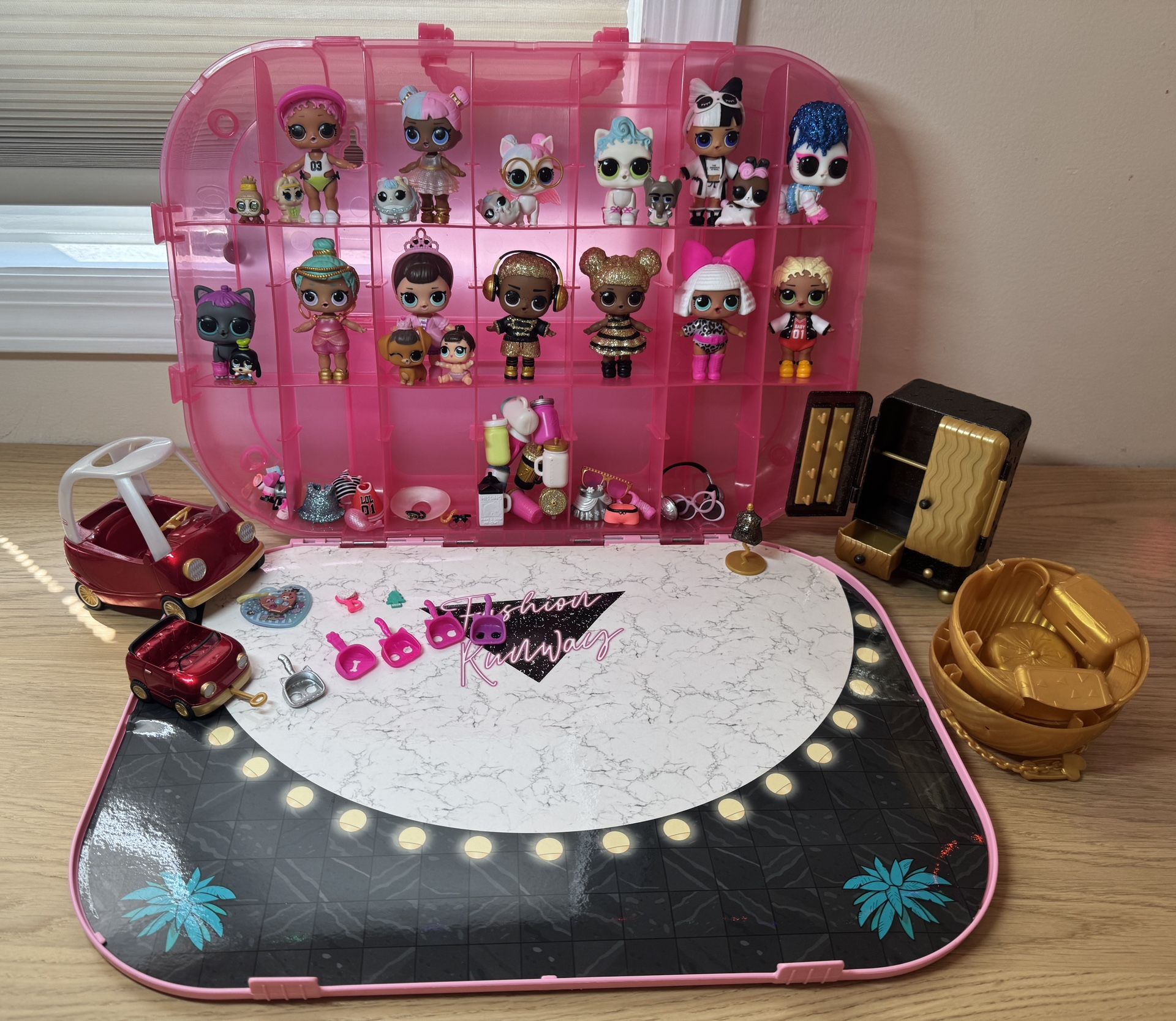 HUGE L.O.L Surprise Bundle - Collectible Dolls, Storage Case, Accessories, Disney Doorables & More!