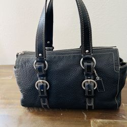 COACH Chelsea Leather Zip Satchel 