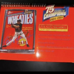 Cal Ripken Jr. Wheaties 75 Years of Champions 24K Gold Mini Box – Sealed