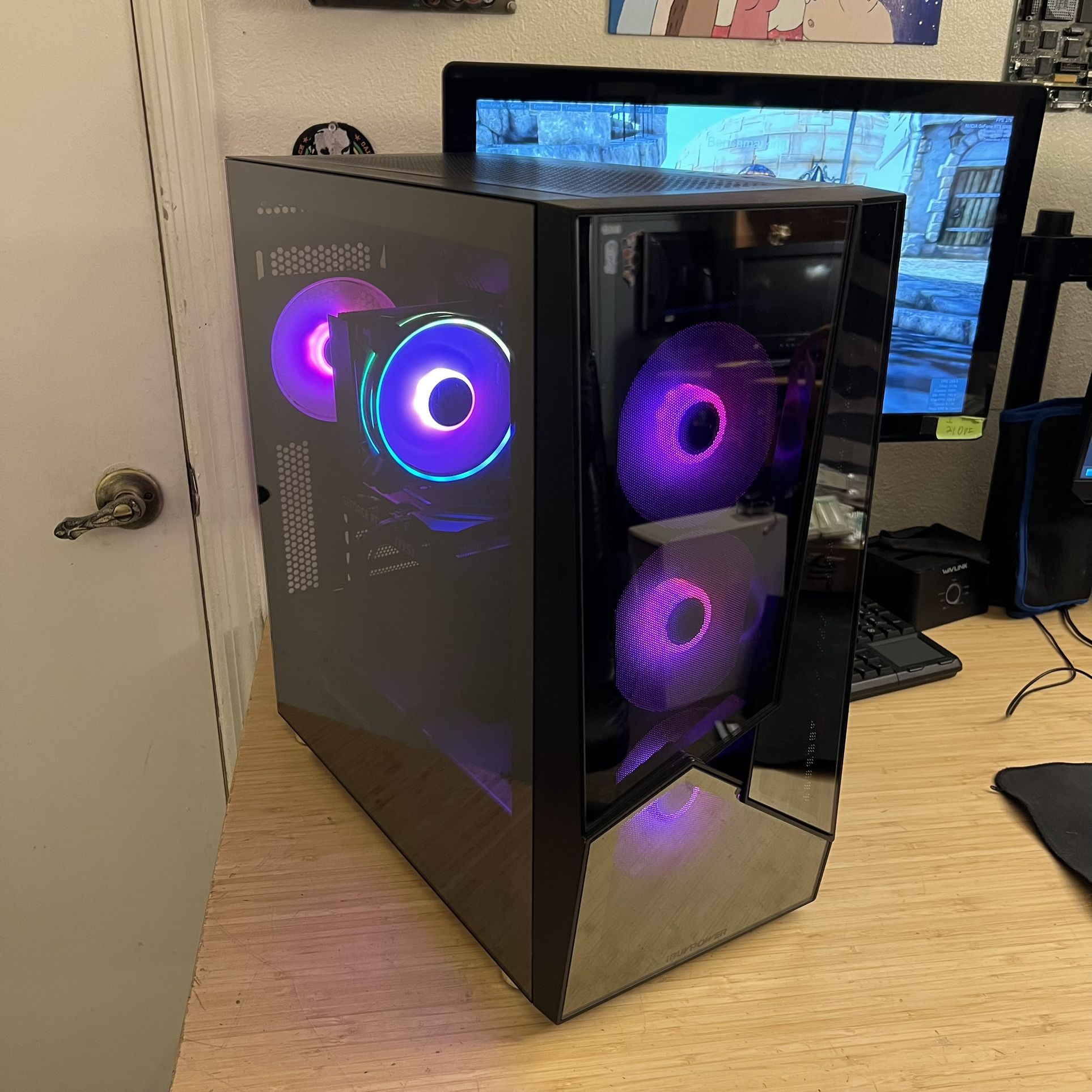 FAST Custom Built Gaming PC / AMD Ryzen 7 5800X CPU / 32GB RAM / RTX 5060 GPU / 1TB NVMe SSD / RGB
