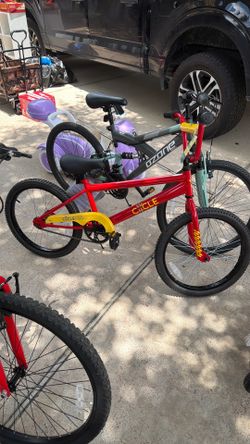 Red bike for kids