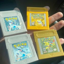 Pokémon Yellow Silver Gold Gameboy 