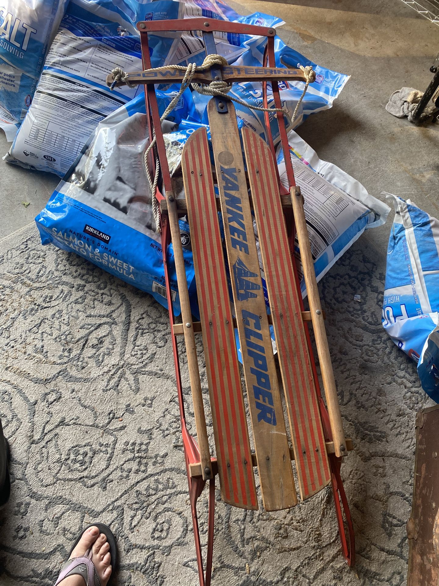 Vintage Flexible Flyer Yankee Clipper sled