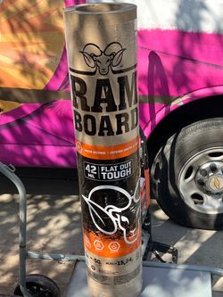 Ram Board 38"x50' per roll retails at 36.00