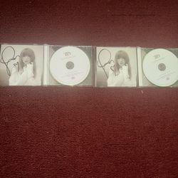 2 Taylor Swift CDS hand signed with heart