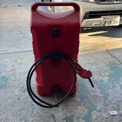 25 Gallon Gas Tank With Wheels An Nozzle 