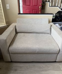 Thompsonville pull out loveseat, twin size bed