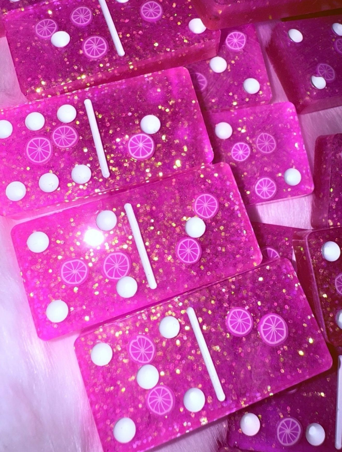 Pink Lemonade Dominoes