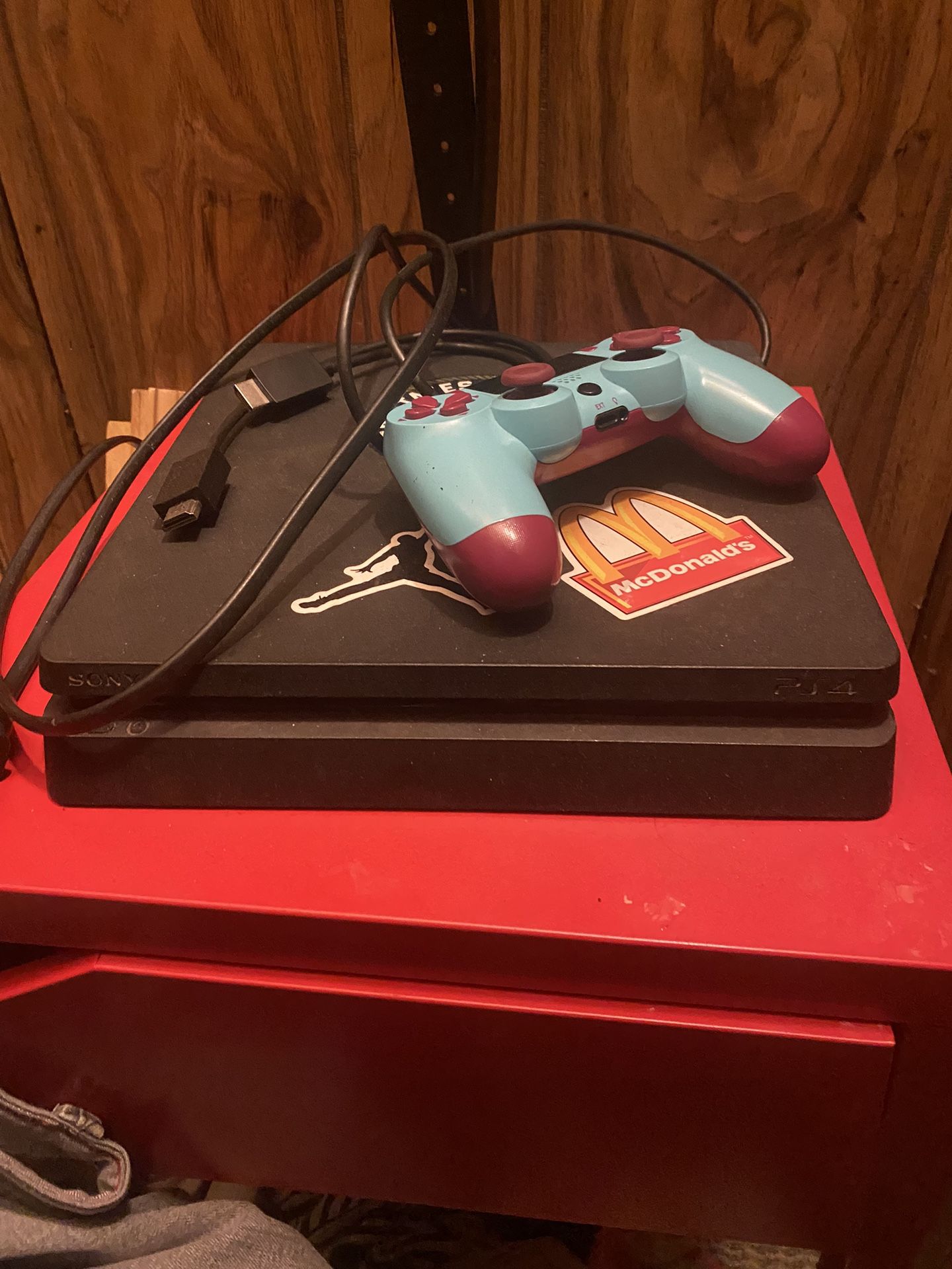 PS4 With All Cords And Controller