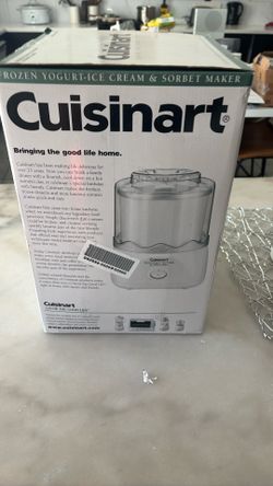 Cuisinart Ice Cream/Frozen Yogurt Maker Model Ice – 20 New In Box