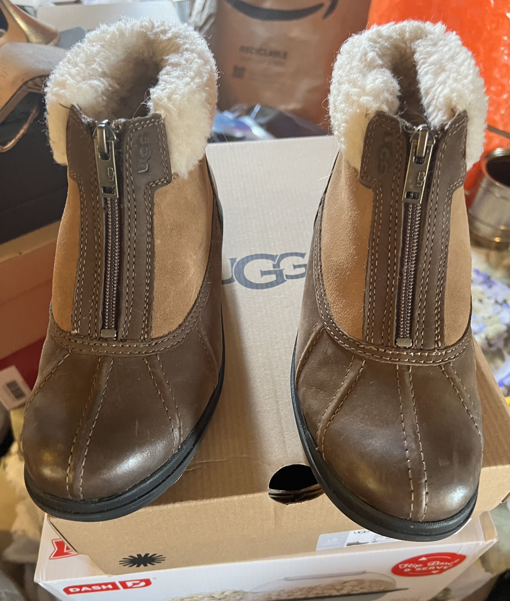  🧣UGG Waterproof Hapsburg Zip Boots – Size 7 – New in Box