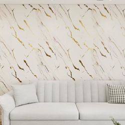 4x9 PVC Marble Wall Panels Waterproof Kitchen Bathroom Panels