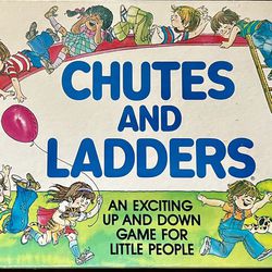 Complete Vintage 1979 Chutes and Ladders Children’s Board Game