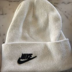 White Nike Beanie
