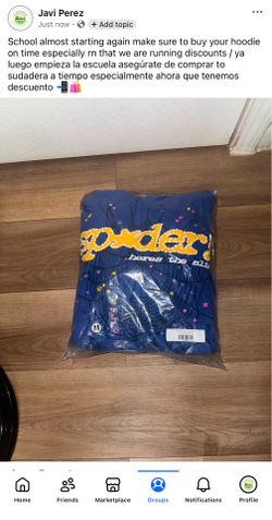 Marina blue s5der hoodie