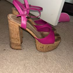 Pink Heels Size 9