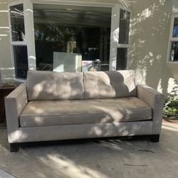 Faux Suede Couch