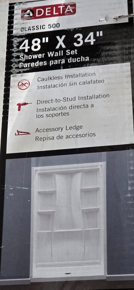 4 Foot Shower Stall Kit