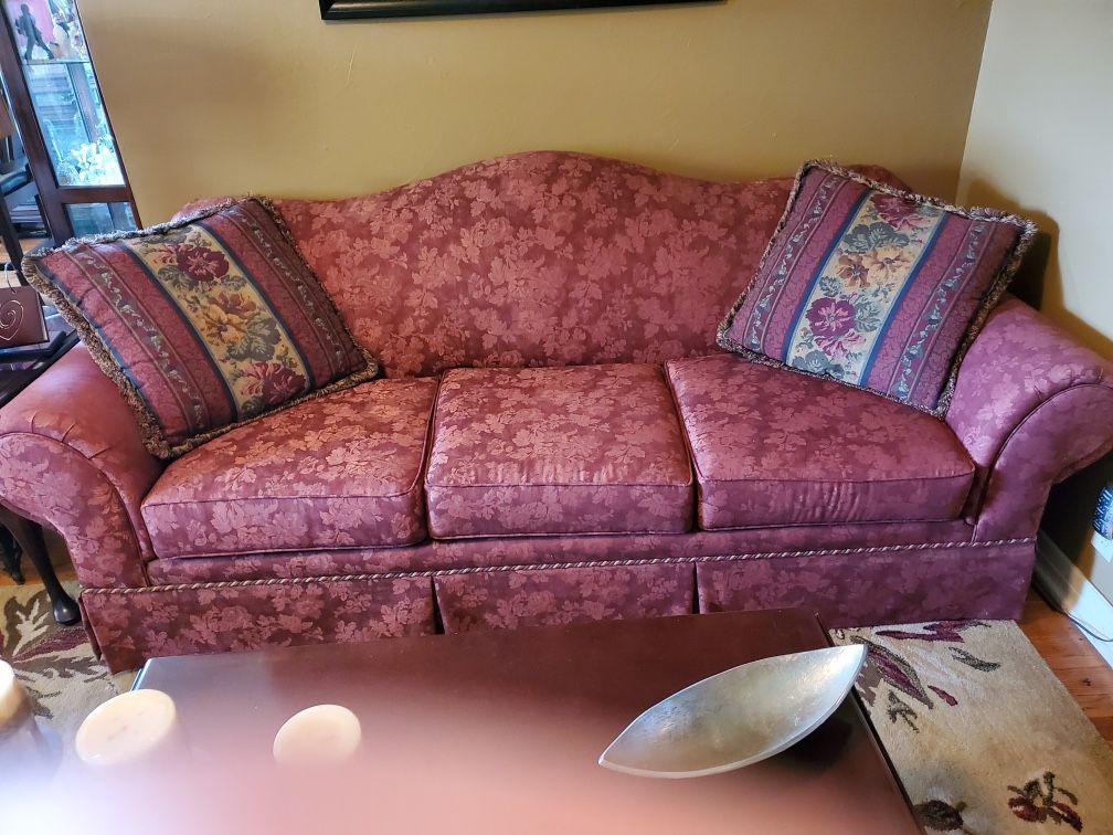 Red Wine Couch