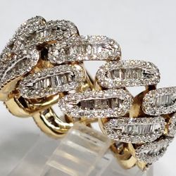 Men’s 10k Solid Gold & Diamond Ring 