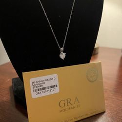 Forever Heart Moissanite Necklace 