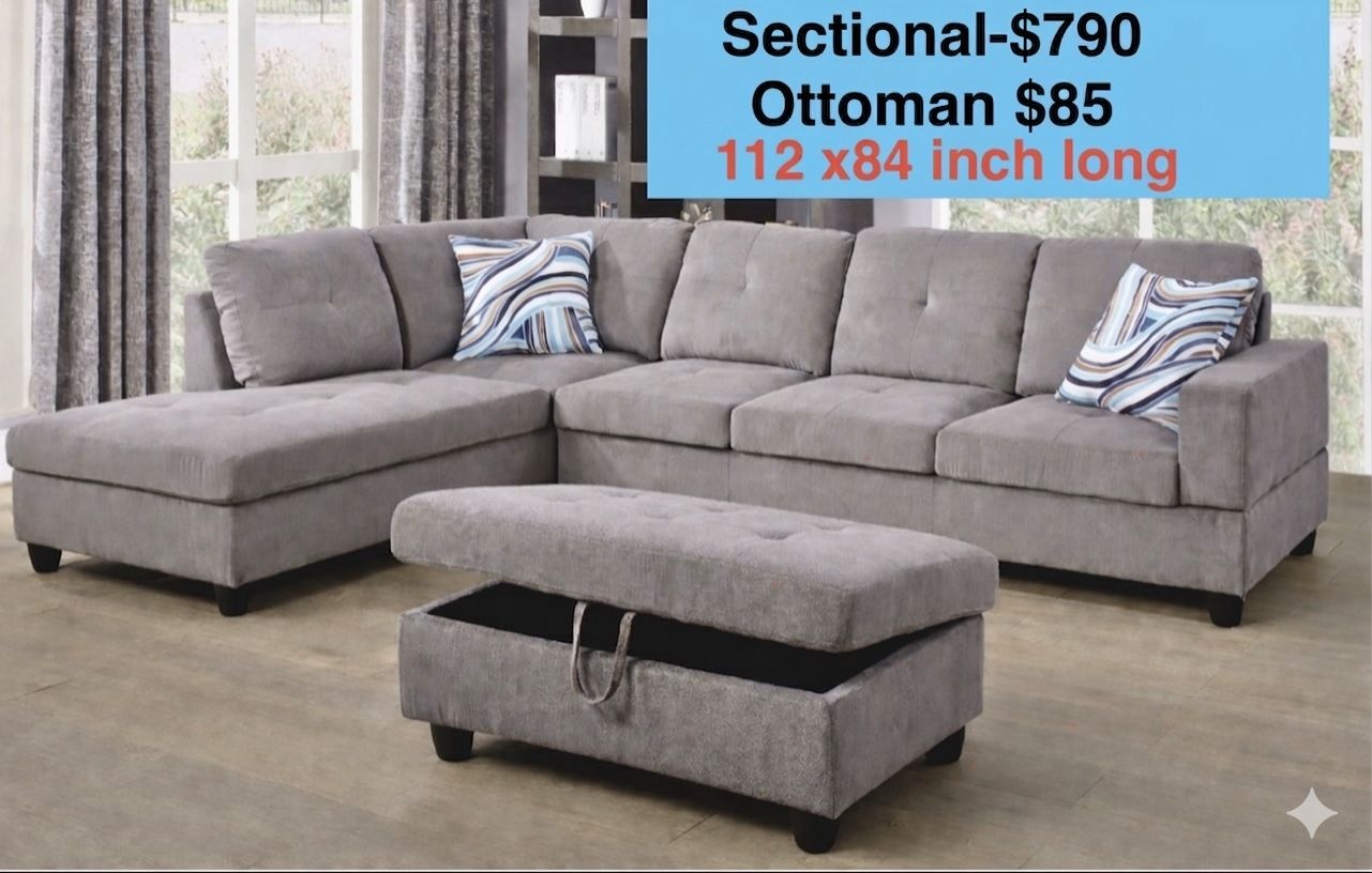 🌼FREE DELIVERY🌼Brand New Sectional Sofa Couch