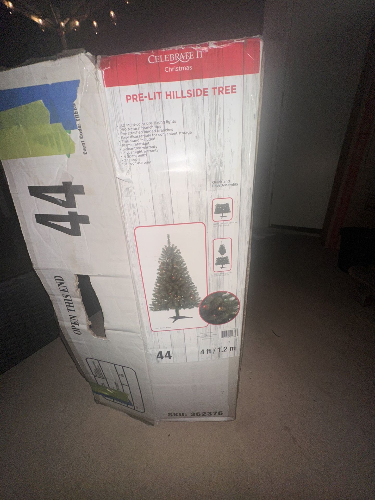 4” Ft Christmas Tree