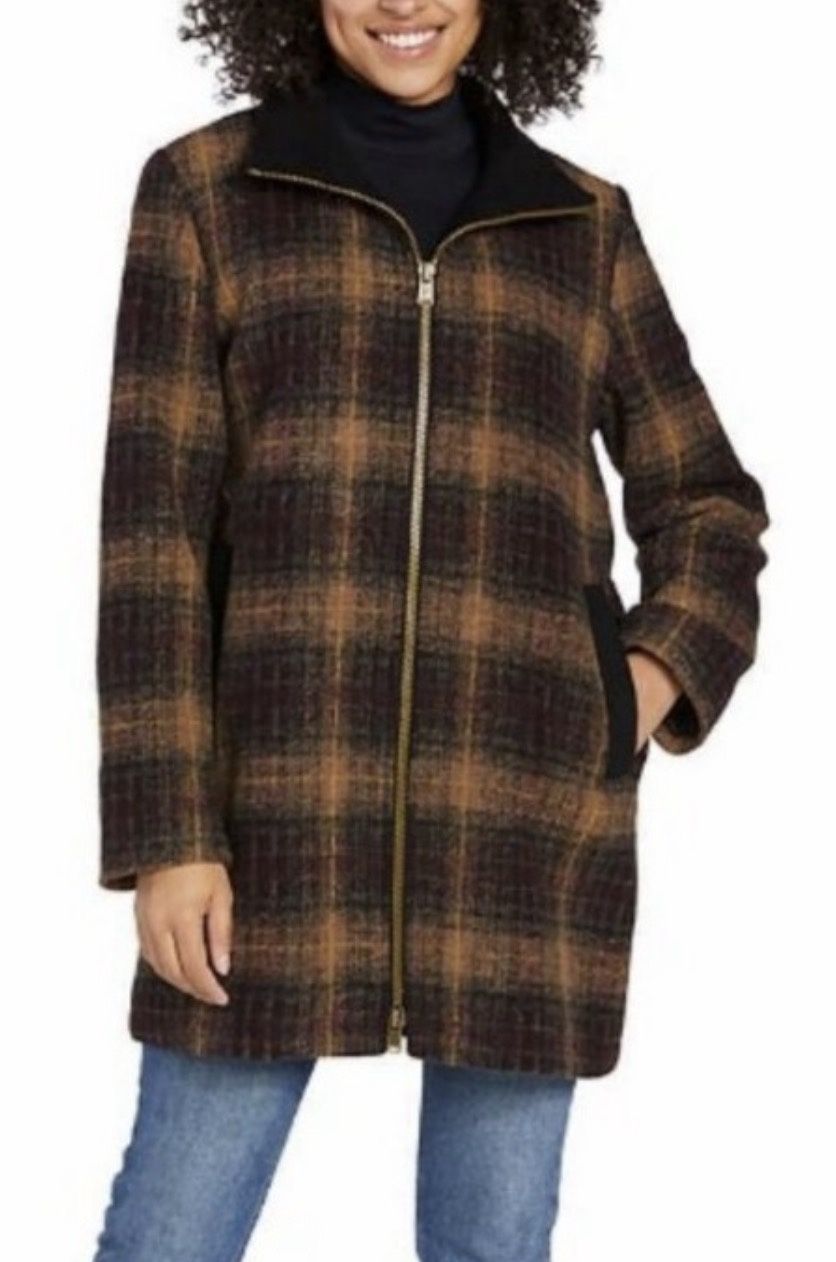 Pendleton Women’s Plaid Wool Coat Size Medium – New Without Tags