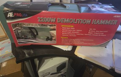Jack hammer 2200 watt /with bits