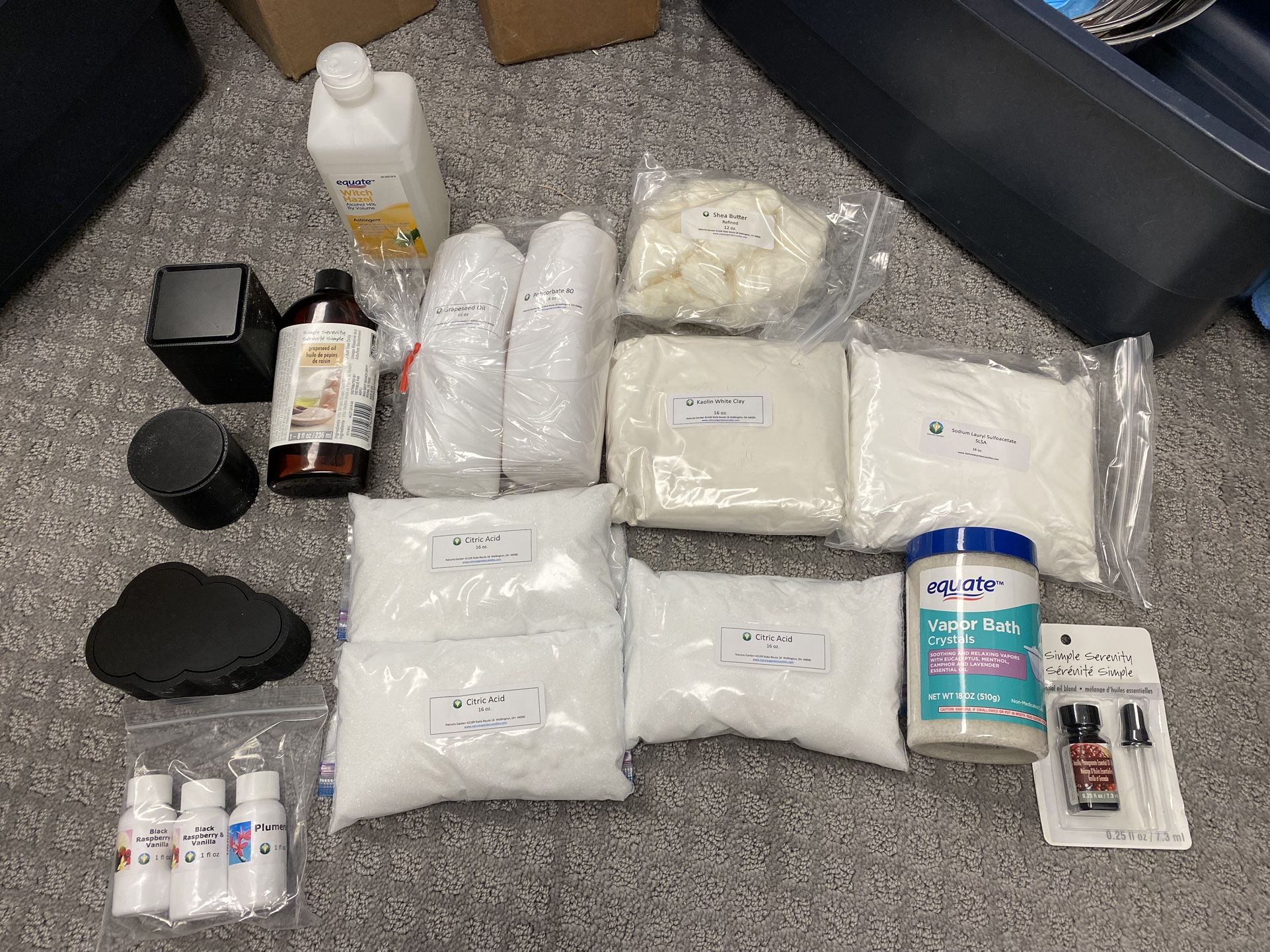 DIY Bath Bomb Supplies